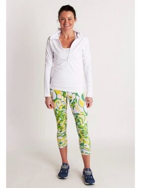 CK Bradley Lotus Leggings - Braided FLoral PAstel  - NWOT